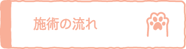 施術の流れ